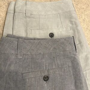 James Perse tailored linen blend shorts, 27